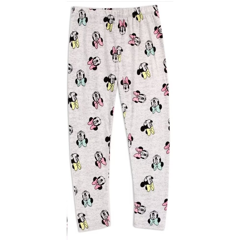 Disney MINNIE MOUSE Girls Toddler 2-Pack Leggings Tie Dye Pink Toddler 4T - Picture 3 of 3